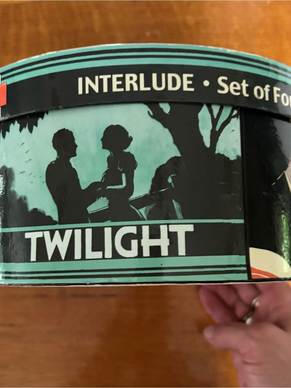 Set of 4 Sakura Interlude Twilight Stoneware Coffee Mugs with Original Box